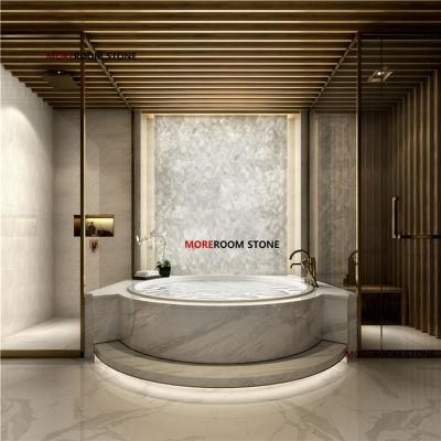 Luxury Interior Decoration Onyx White Crystal Natural Marble Quartz