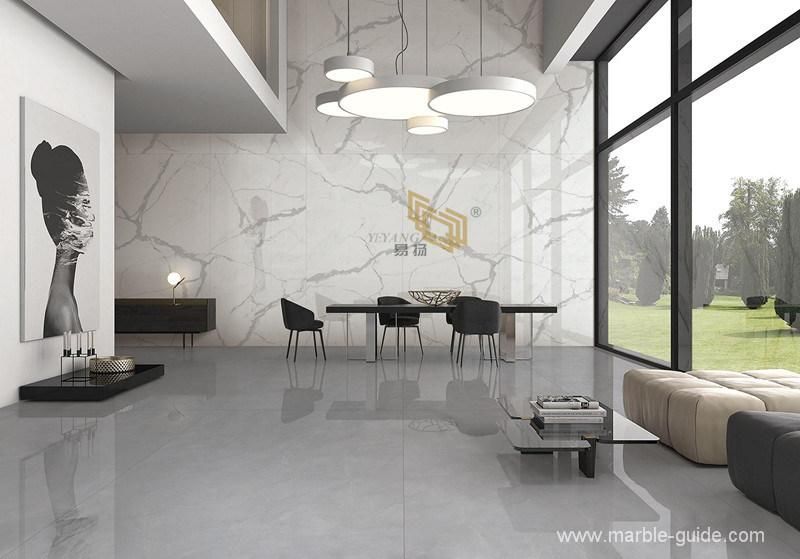 Gray Sintered Stone Thin Slab for Dining Table/Flooring/Home Interio Decoration