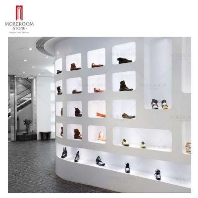 Commercial Decoration Showcase Artificial Marble Acrylic Sheets