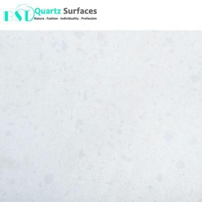 China Eggnog Marble Texture Artificial Quartz Stone with Competitive Price