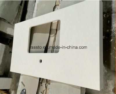 Artificial Stone White Quartz Countertop or Kitchen Countertop