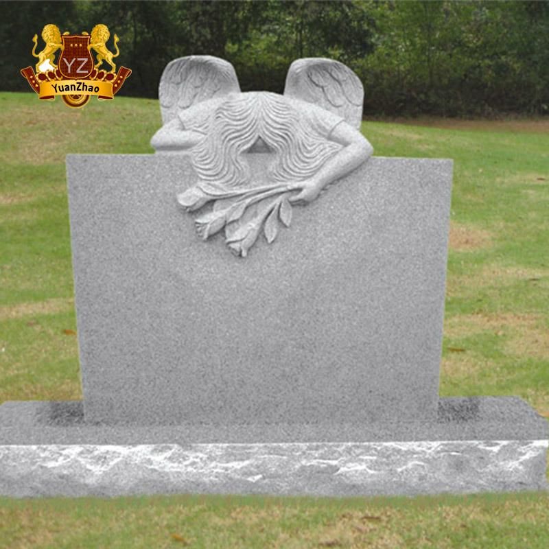 Granite Memorial Restingangel Gravestone Headstone Graveyard Decoration