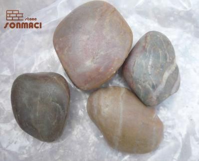 Washed Red Round Pebble Stone