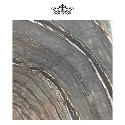 Beautiful Home Decoration Black/Beige/White Decorative 600*600 Wall/Floor Tiles Natural Stone Ancient Wooden Vein Marble for Home