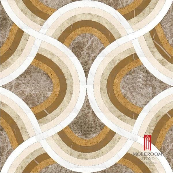 3D Effect Marble Carving Tile Marble Carpet Good Quality Stone