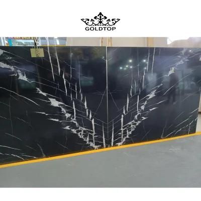 Strong Practicality Black/Beige/White Wall/Floor Tiles Kitchen/Bathroom Countertop Black Marquina Marble for Home or Hotel