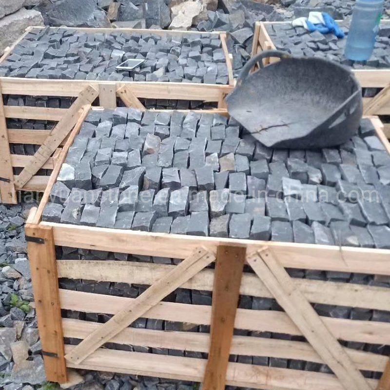 Zhangpu Black Granite Cubic Stone for Paving