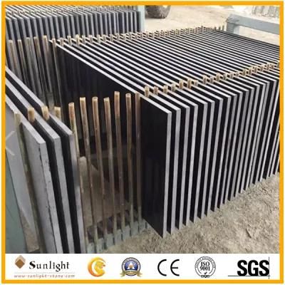 China Black Marble Stone, Pure Black Jade Marble Wall &amp; Flooring Tiles