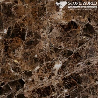 Polished Dark Emprador Marble Slabs for Flooring &amp; Wall (MT066)