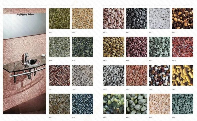 Narmal Polished Colored River Polished Pebbles for Landscaping Natural Pebble