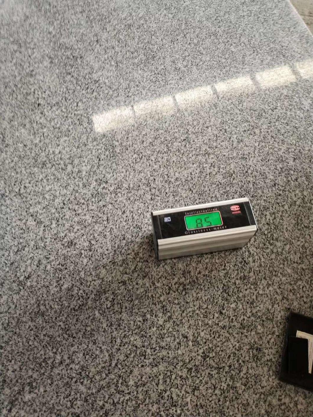 85 Degree Polished Sesame Grey Granite Slabs for Treads