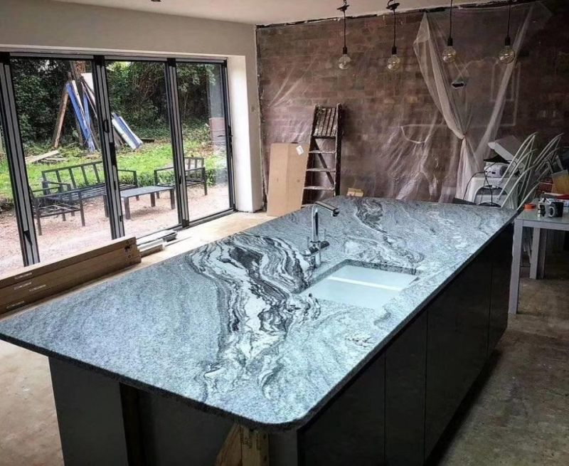 Grey/Blue/White/Brown Granite Countertops for Kitchen/Home/Hotel/Bathroom/School Customized Wholesale
