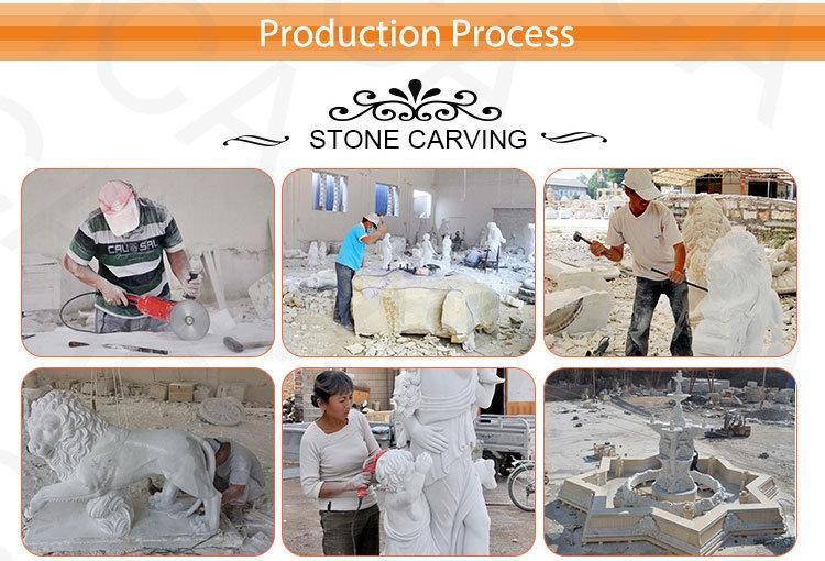 Hand Made Garden Decoration Product Marble Large Pillar