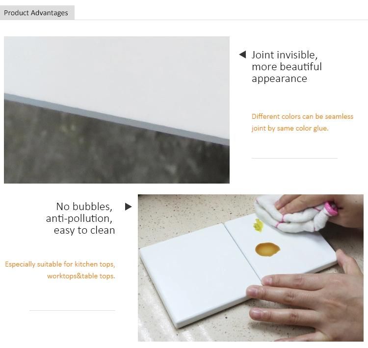 Kkr Hot Sale Light Translucent Supply Artificial Stone Acrylic Solid Surface Polymer Solid Surface