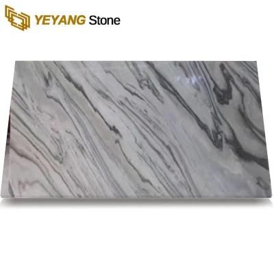 Wholesale Palissandro White Marble Slabs for Kitchen Worktop