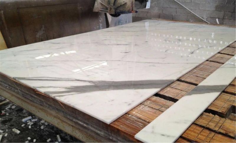 Bianco Carrara White Stone Marble for Flooring Tiles Slabs Countertops/Worktops/Vanitytops