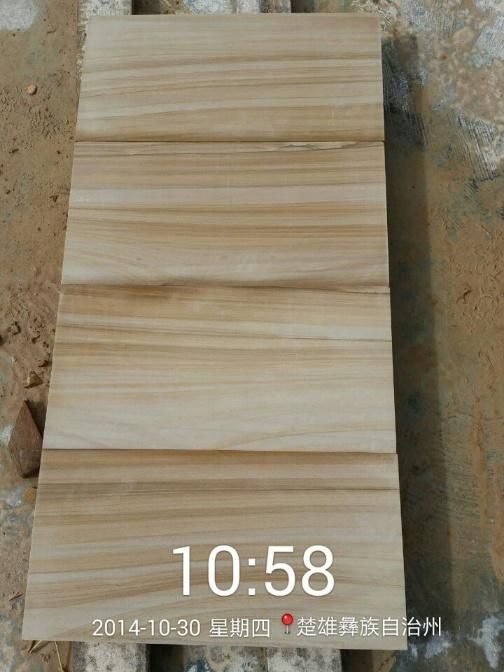 Yellow Wooden Sandstone and Sandstone Tiles