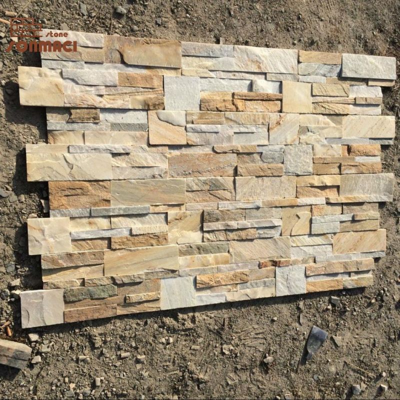 18X35 P014 Natural Slate Wall Facade Stone Cladding