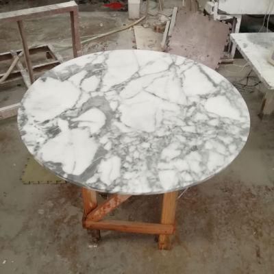 Natural Snow Shite Marble Stone White Benchtop Counter Top Stone Table Top