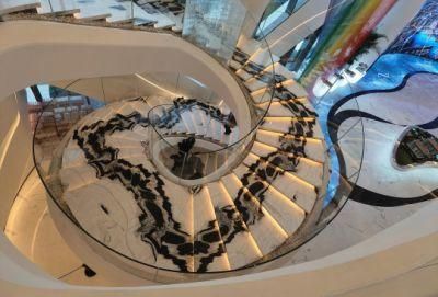 White Marble Black Viens Panda White Marble