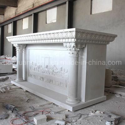 Natural Stone Material Modern Church Marble Lectern Pulpit