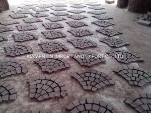 China Natural Light Grey/Dark Grey/Black/Red Granite/Basalt/Tumbled Cobblestone/Cube Stone/Flagstone/Pavers/Paving Stone on Mesh