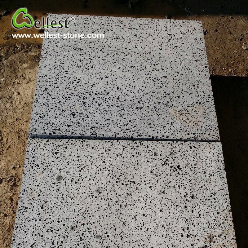 600X600mm Natural Stone Basalt Tile Floor Paving Tile Wall Decorative Tile