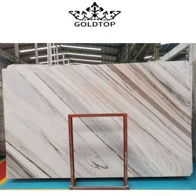 Best Quality Natural Stone Slabs Platinum Dunes Marble Slab for Countertop and Tiles