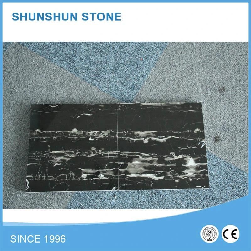 Best Quality Black Silver Dragon Marble