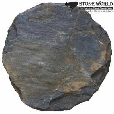 Natural Dark Grey Step Stone for Paving/Flooring/Garden Steps (RS-009)