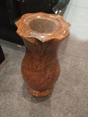 Granite Tombstone Vase Monument Vase for Memorial