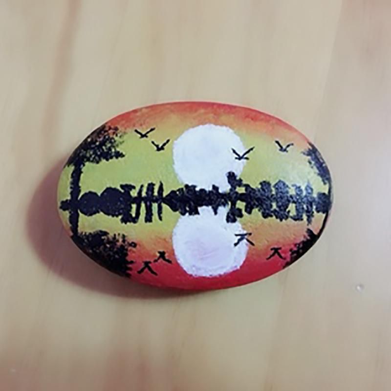Colorful Painting Rocks for DIY Christmas Gifts