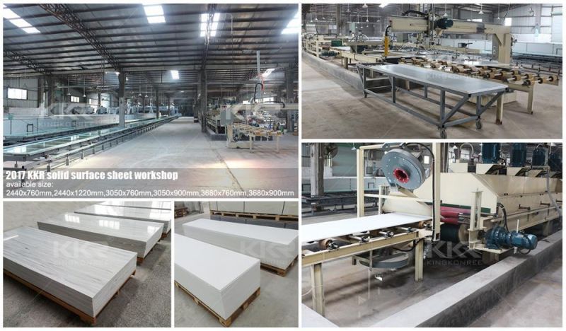 Kkr Solid Surface Big Slab Artificial Stone Modified Solid Surface Wall Panel