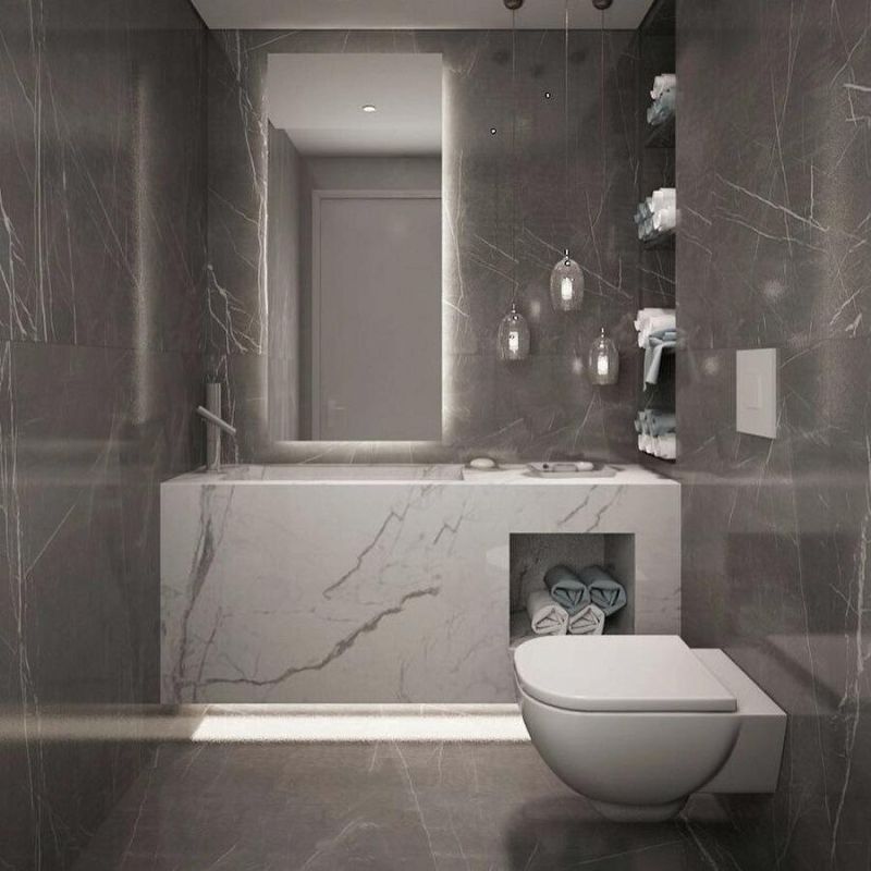 Pietra Grey Marble for Slab/Tile/Wall/Floor/Countertop/Bathroom