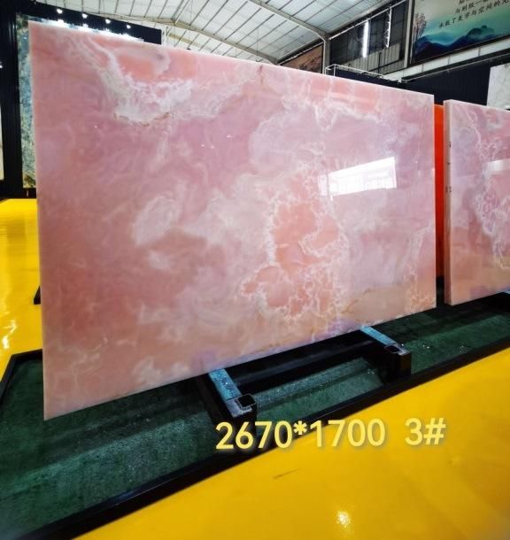 Natural Pink Onyx Polished Slabs