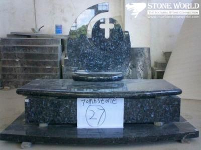 Poland Granite Tombstone, Black Granite Gravestone