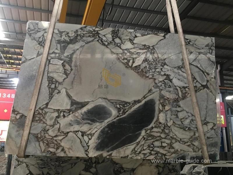 Natural Titanic Storm White/Blue/Grey/Black Marble for Countertops/Worktop/Flooring/Wall/Vanity Top