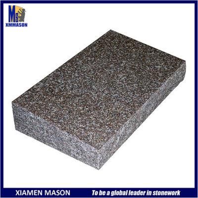 High Polishing China G664 Pink Granite Bevel Headstone