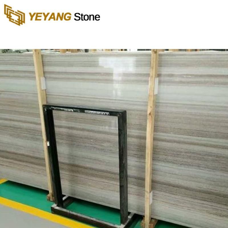 China Natural Stone Crystal Wooden White Marble for Interior/Floor/Wall/Tiles/Slabs