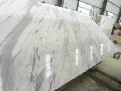 Volakas White Marble Grey/Vein Bookmatch Natural Marble/Stone Bathroom Wall/Floor Tiles