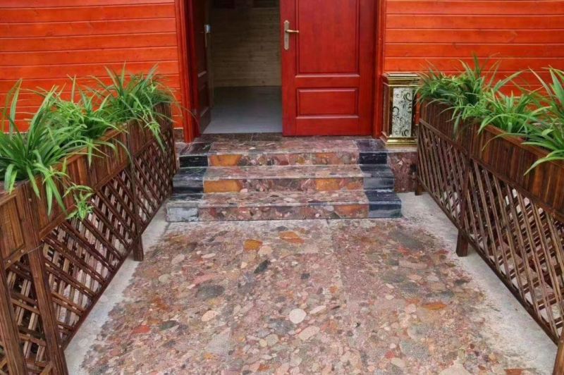 Granite Slab, Pebble Stone Vein Granite, Multi Color Granite