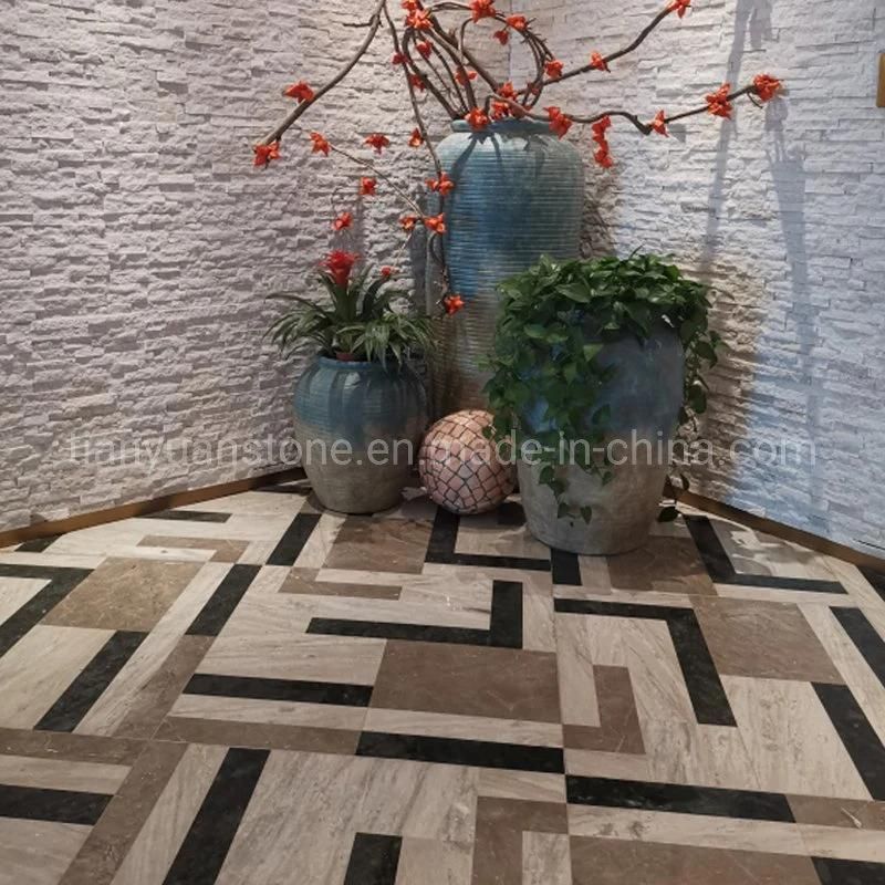 Natural Stone Acquarella Elegant Brown Bookmatch Slabs New Brown Marble in China