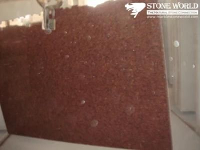 Polished Natural Red Granite Slab for Tabletop and Paving