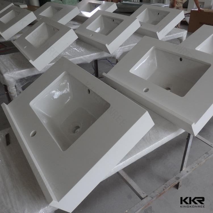 Customized Hotel and Department Bathroom Cabinet Countertop