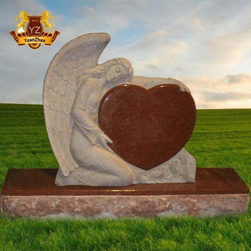 Granite Memorial Restingangel Gravestone Headstone Graveyard Decoration