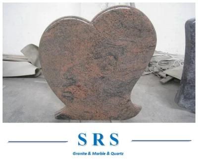 Multicolor Red Granite Headstone