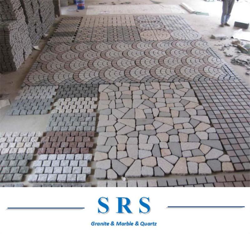 Natural Grey/Black/Red/Yellow Granite Garden/Cobble/ Cube/Flag/Kerb/Blind/Fan Shape/Paving Stones for Landscaping/Outdoor Gardenwalkway/Driveway/Parking Pavers