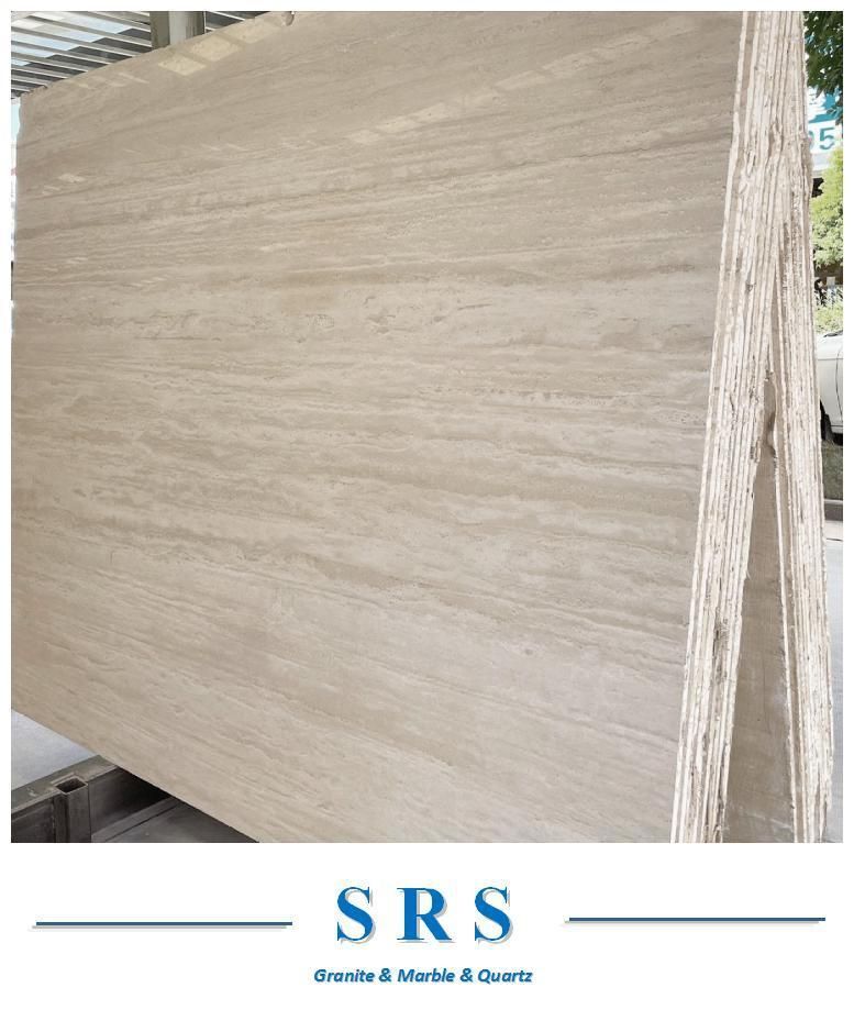 Beige Travertine for Wall/Floor Tiles or Stairs