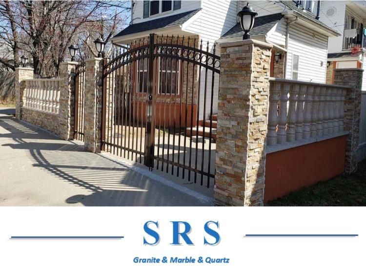 Granite Stair Baluster with Railing Handrail