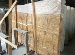 Rain Forest Gold Yellow Marble for Slab Countertop